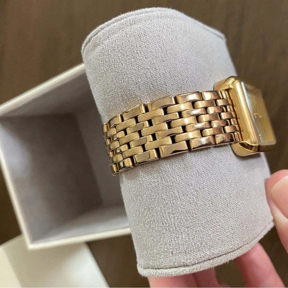 Michael Kors Gold Square Face Bracelet Watch - Picture 3 of 11